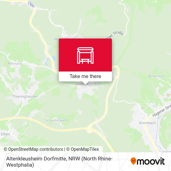 Altenkleusheim Dorfmitte map
