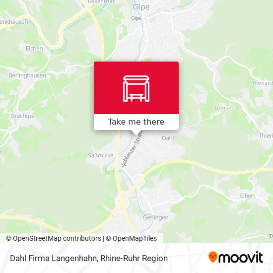 Карта Dahl Firma Langenhahn