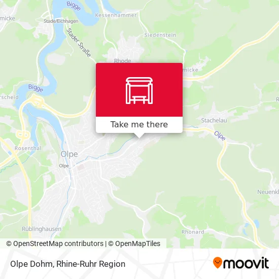 Карта Olpe Dohm