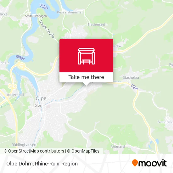 Карта Olpe Dohm