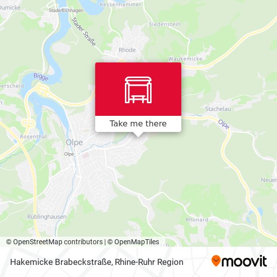 Hakemicke Brabeckstraße map