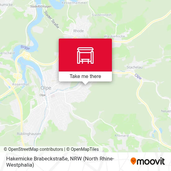 Hakemicke Brabeckstraße map