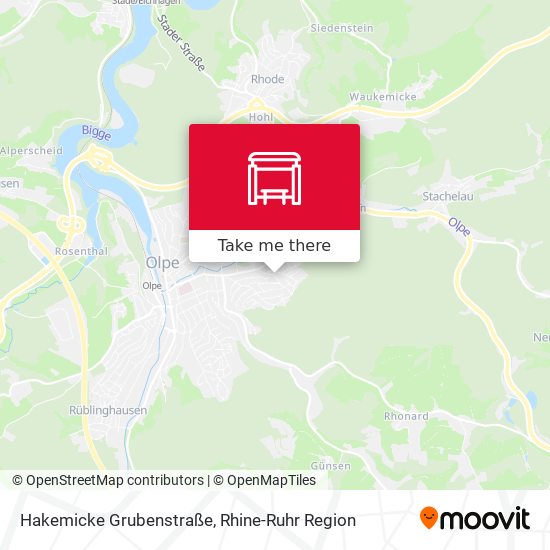 Hakemicke Grubenstraße map