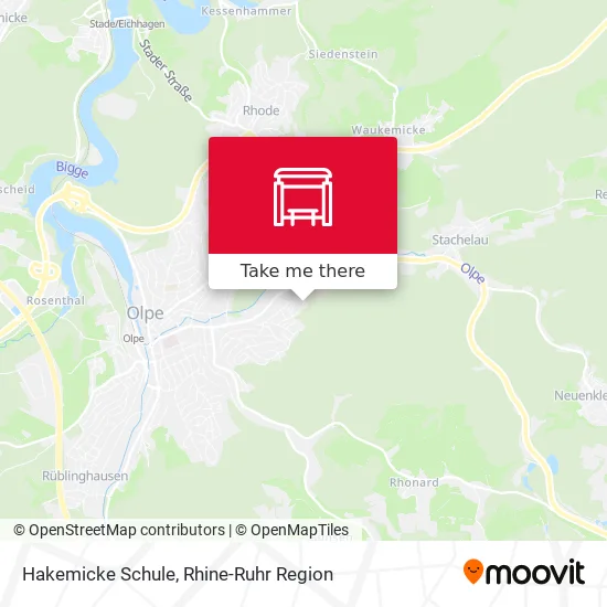 Карта Hakemicke Schule