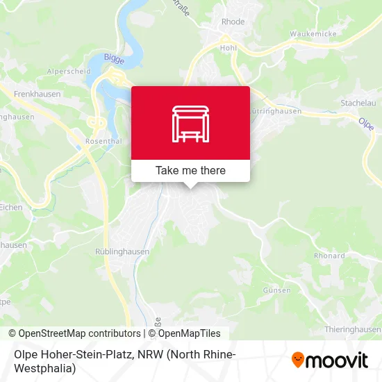 Olpe Hoher-Stein-Platz map