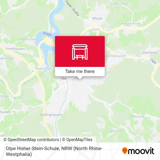 Olpe Hoher-Stein-Schule map