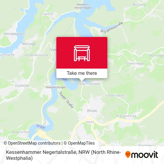 Kessenhammer Negertalstraße map
