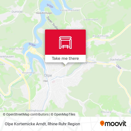 Olpe Kortemicke Arndt map