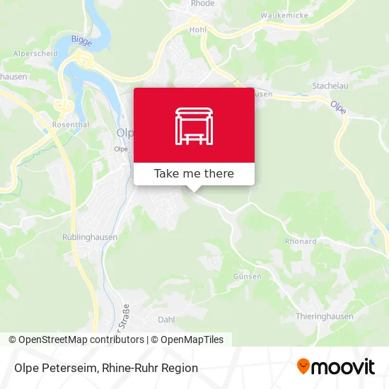 Карта Olpe Peterseim