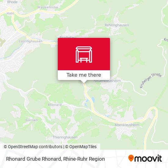 Rhonard Grube Rhonard map