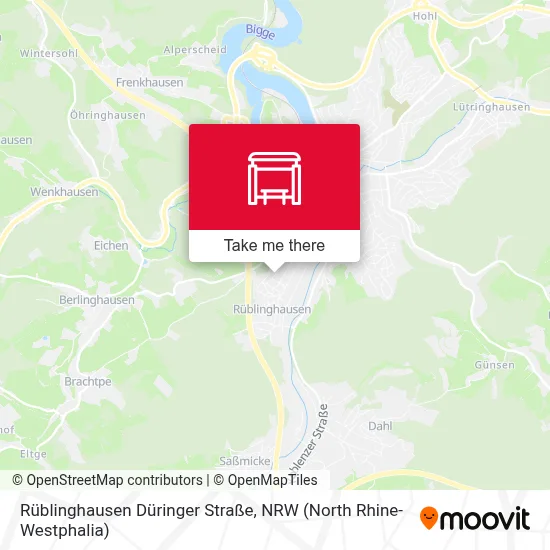 Rüblinghausen Düringer Straße map
