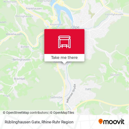 Rüblinghausen Gate map