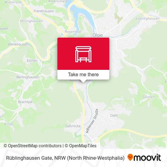 Rüblinghausen Gate map