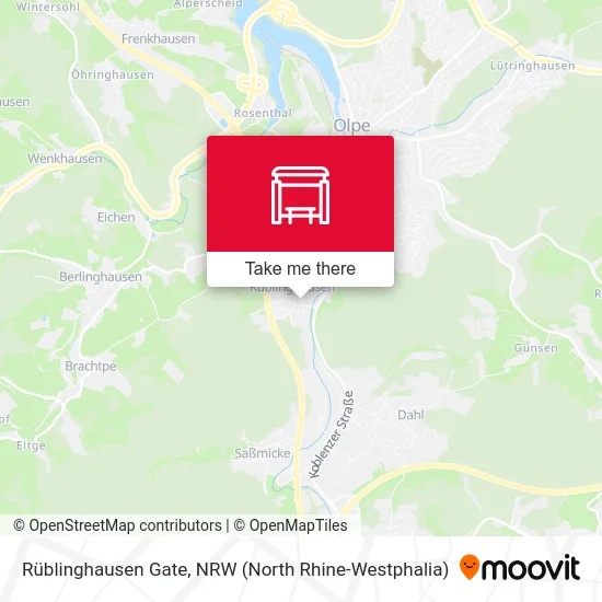 Rüblinghausen Gate map