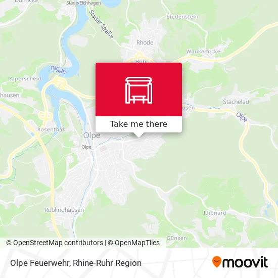 Карта Olpe Feuerwehr
