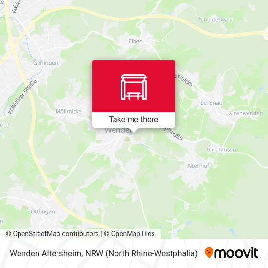 Wenden Altersheim map