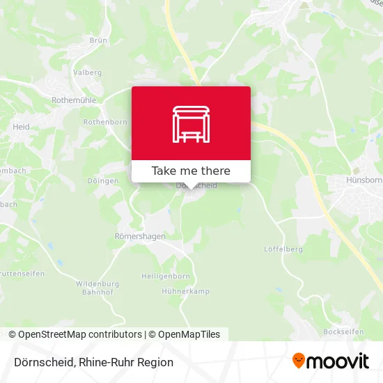 Карта Dörnscheid
