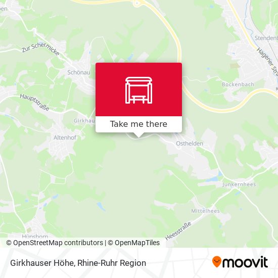 Карта Girkhauser Höhe