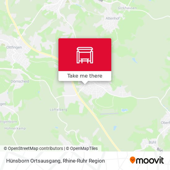 Hünsborn Ortsausgang map