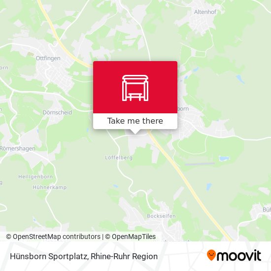 Hünsborn Sportplatz map