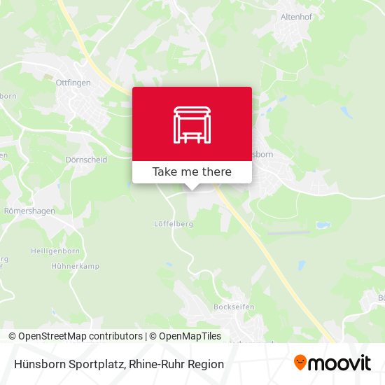 Hünsborn Sportplatz map