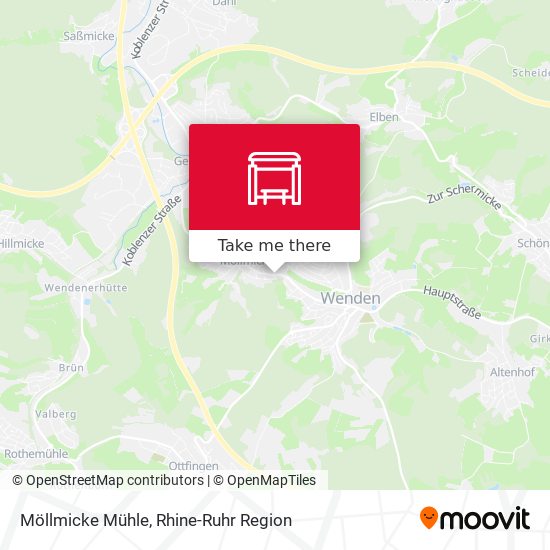 Карта Möllmicke Mühle