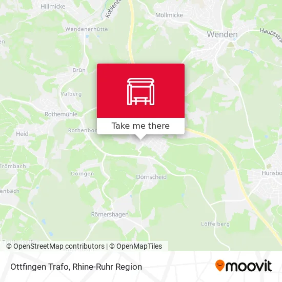 Карта Ottfingen Trafo