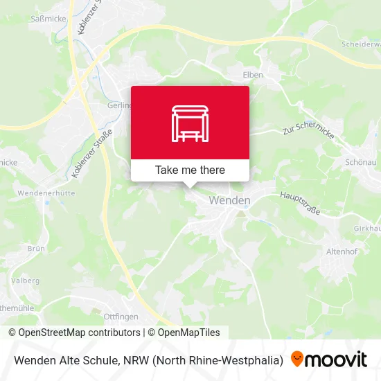 Wenden Alte Schule map