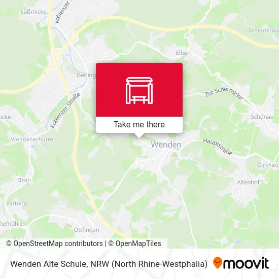 Wenden Alte Schule map