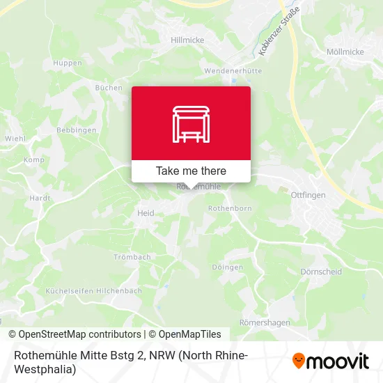 Rothemühle Mitte Bstg 2 map