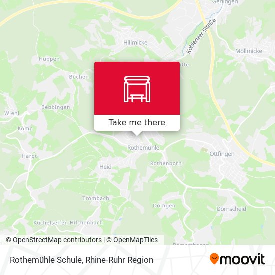 Rothemühle Schule map