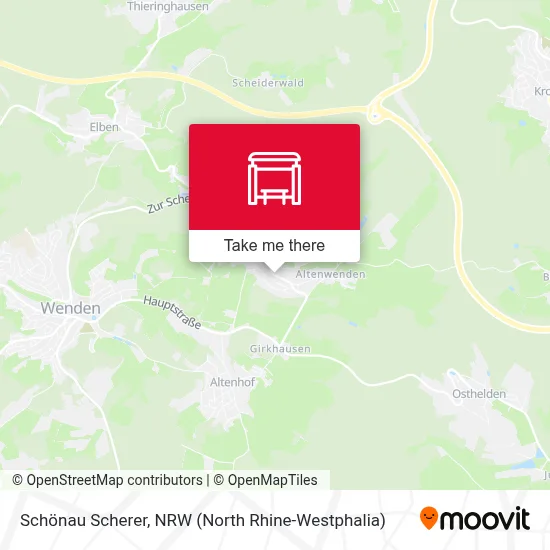 Schönau Scherer map