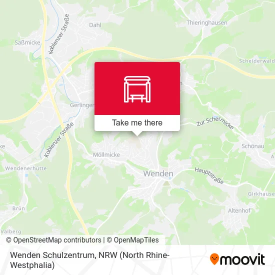 Wenden Schulzentrum map