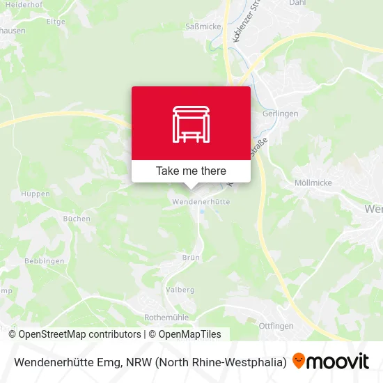 Wendenerhütte Emg map