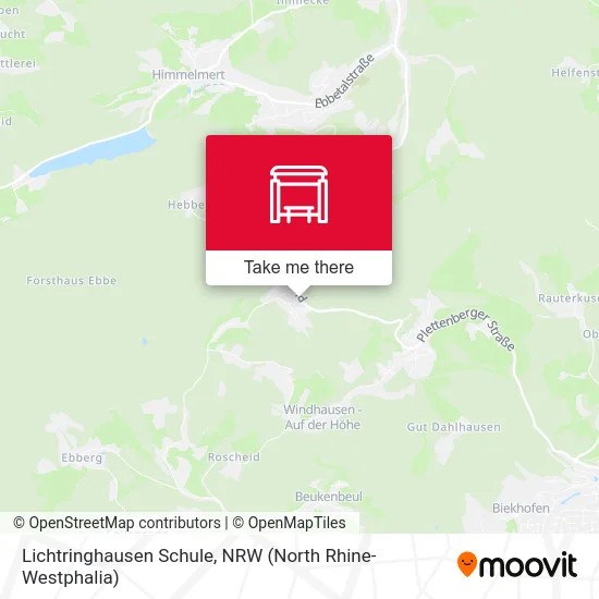 Lichtringhausen Schule map