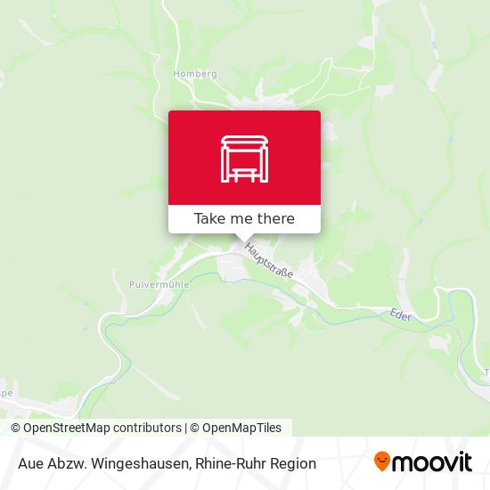 Aue Abzw. Wingeshausen map