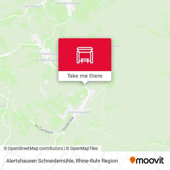Карта Alertshausen Schneidemühle