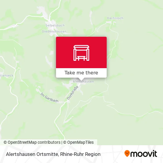 Карта Alertshausen Ortsmitte