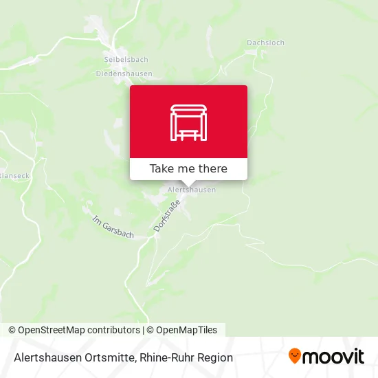 Карта Alertshausen Ortsmitte