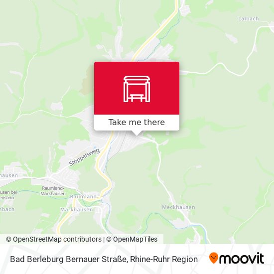 Bad Berleburg Bernauer Straße map