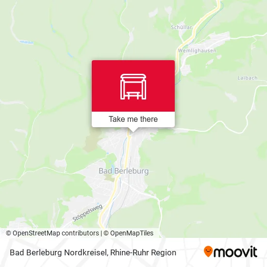 Карта Bad Berleburg Nordkreisel