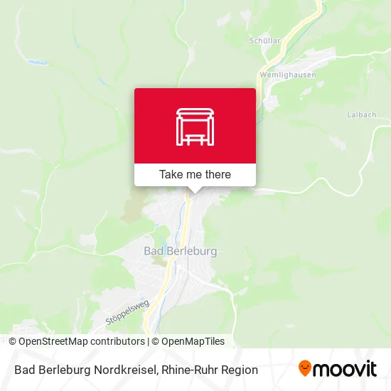 Карта Bad Berleburg Nordkreisel