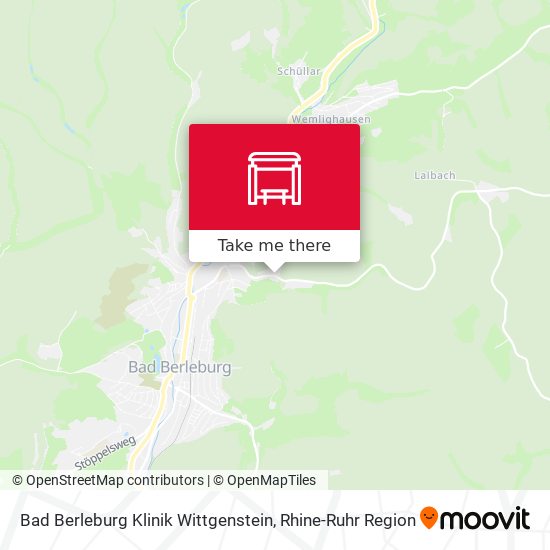 Bad Berleburg Klinik Wittgenstein map
