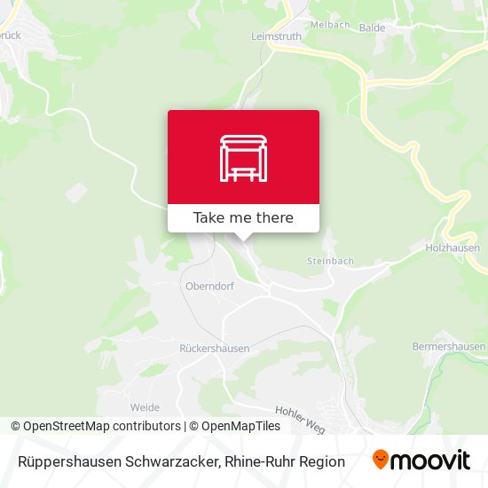 Карта Rüppershausen Schwarzacker