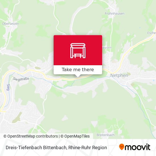 Dreis-Tiefenbach Bittenbach map