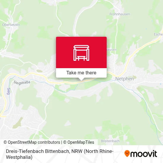 Dreis-Tiefenbach Bittenbach map