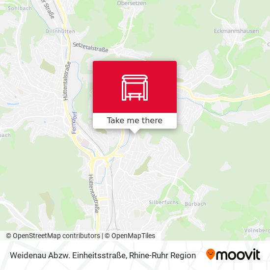 Weidenau Abzw. Einheitsstraße map