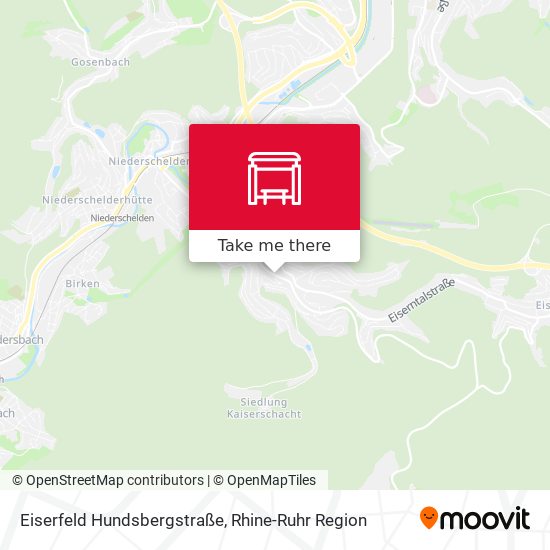 Eiserfeld Hundsbergstraße map