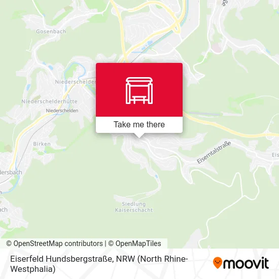 Eiserfeld Hundsbergstraße map