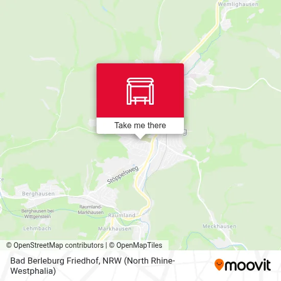 Bad Berleburg Friedhof map